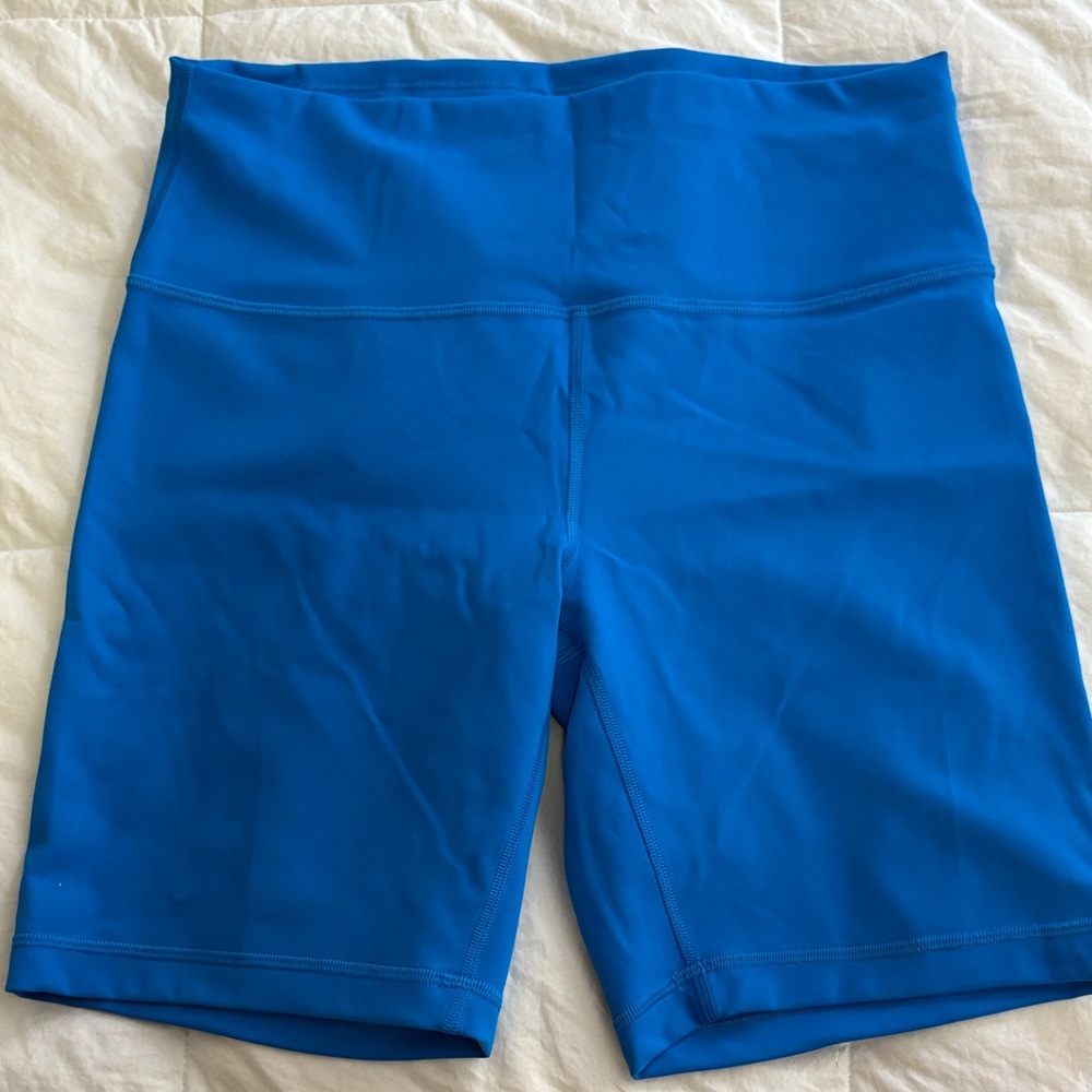 Lululemon Blue Biker Shorts